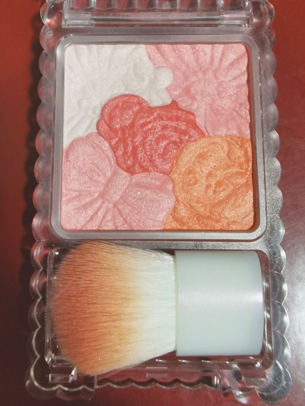 グロウフルールチークス/キャンメイク/パウダーチークを使ったクチコミ(1枚目)