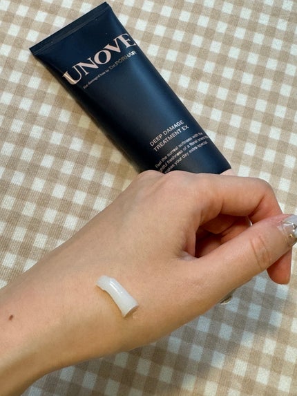 ディープダメージトリートメントEX/UNOVE/洗い流すヘアトリートメントを使ったクチコミ(3枚目)