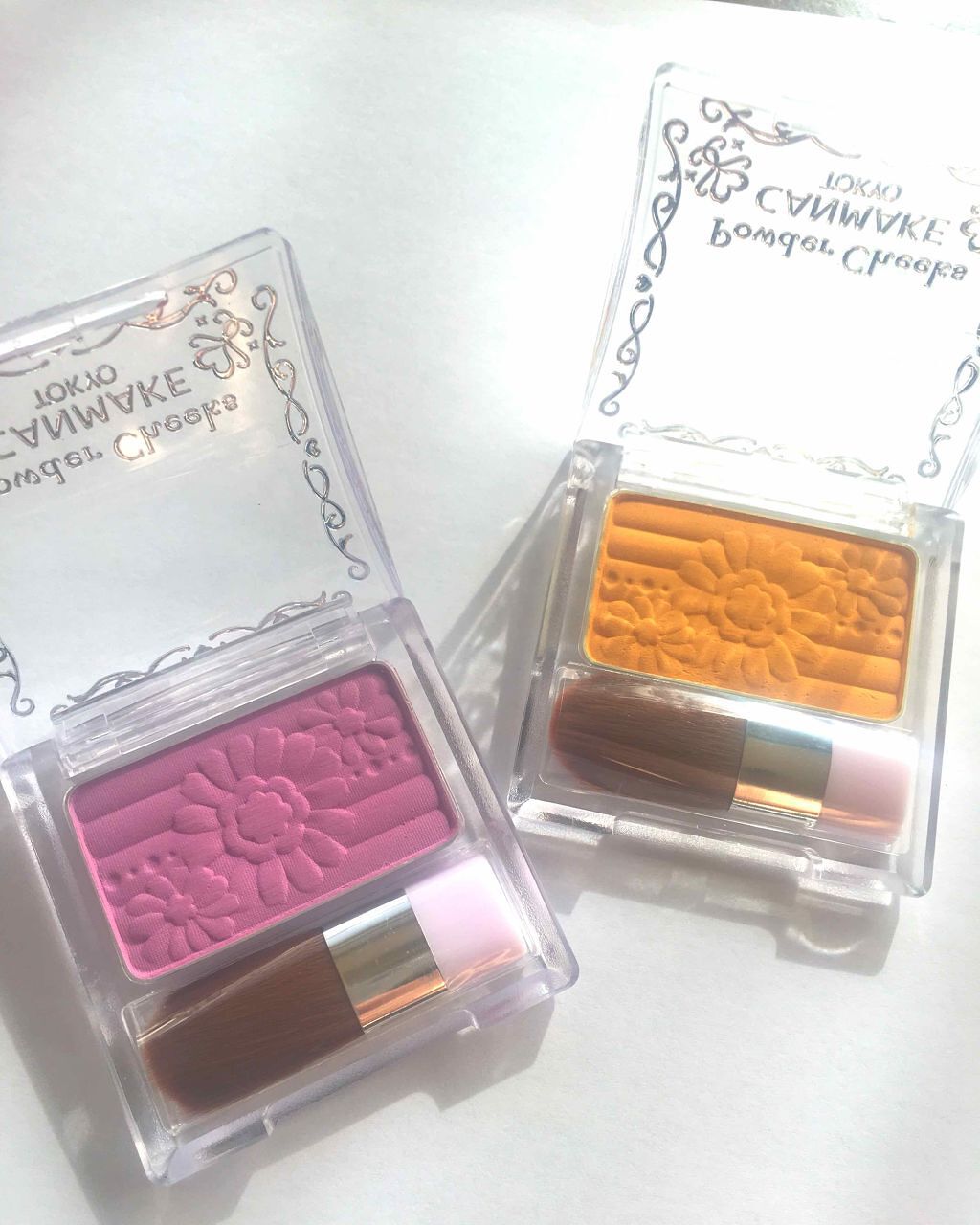 【旧品】パウダーチークス/キャンメイク/パウダーチークを使ったクチコミ(2枚目)