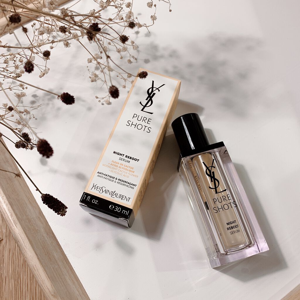 ピュアショット ナイト リチャージセラム/YVES SAINT LAURENT BEAUTE/美容液を使ったクチコミ(1枚目)