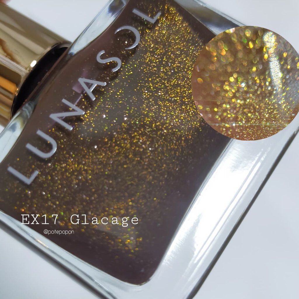 ルナソル ネイルポリッシュ EX17 Glacage（グラサージュ）/LUNASOL/マニキュアを使ったクチコミ（2枚目）