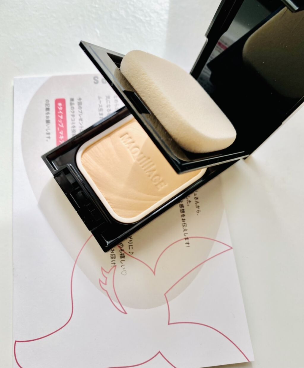 ドラマティックパウダリー EX オークル00/マキアージュ/パウダーファンデーションを使ったクチコミ（2枚目）