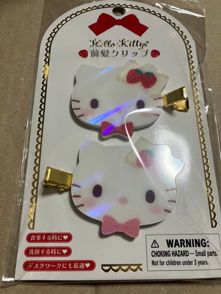 前髪クリップ/サンリオ/ヘアアクセサリーを使ったクチコミ(1枚目)