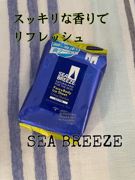 アイスタイプ ボディシート(シトラスシャーベット)/シーブリーズ/ボディシートを使ったクチコミ(1枚目)