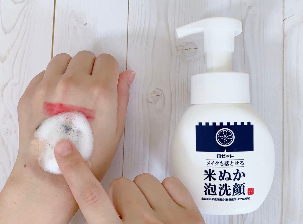 江戸こすめ メイクも落とせる米ぬか泡洗顔/ロゼット/泡洗顔を使ったクチコミ(5枚目)