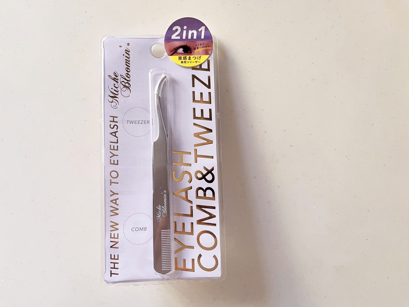 コーム&ツイーザー/ミッシュブルーミン/毛抜きを使ったクチコミ(4枚目)