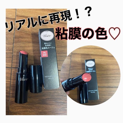 ネンマクフェイク ルージュ/Visée/口紅を使ったクチコミ(1枚目)