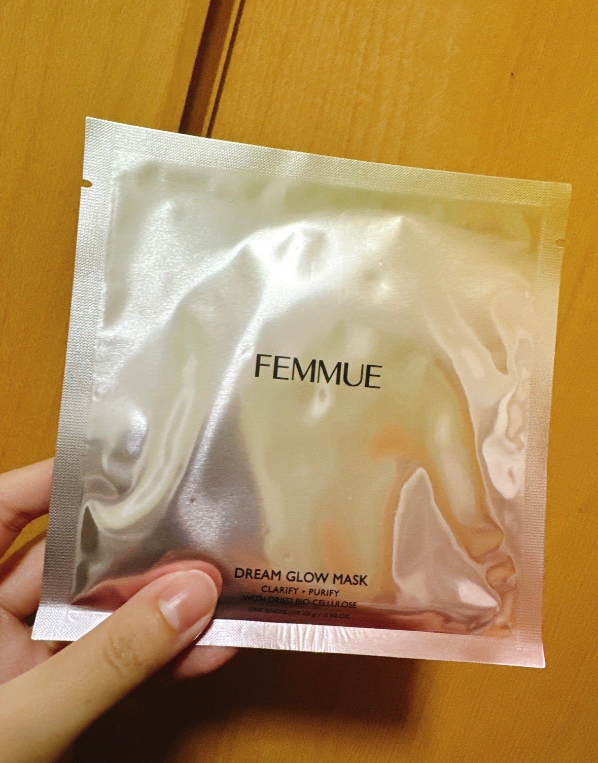 ドリームグロウマスク CP(肌引き締め・ブースター)/FEMMUE/シートマスク・パックを使ったクチコミ(1枚目)