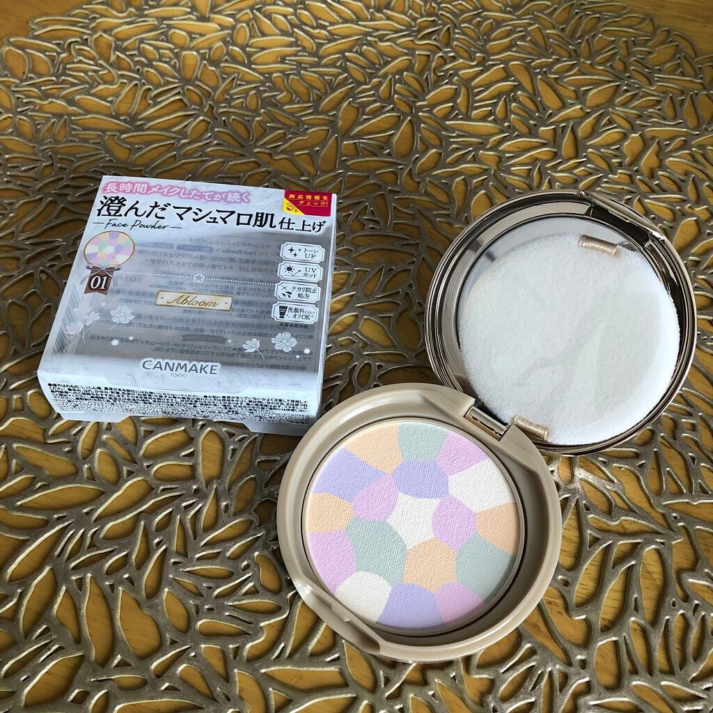 マシュマロフィニッシュパウダー ~Abloom~/キャンメイク/プレストパウダーを使ったクチコミ(1枚目)
