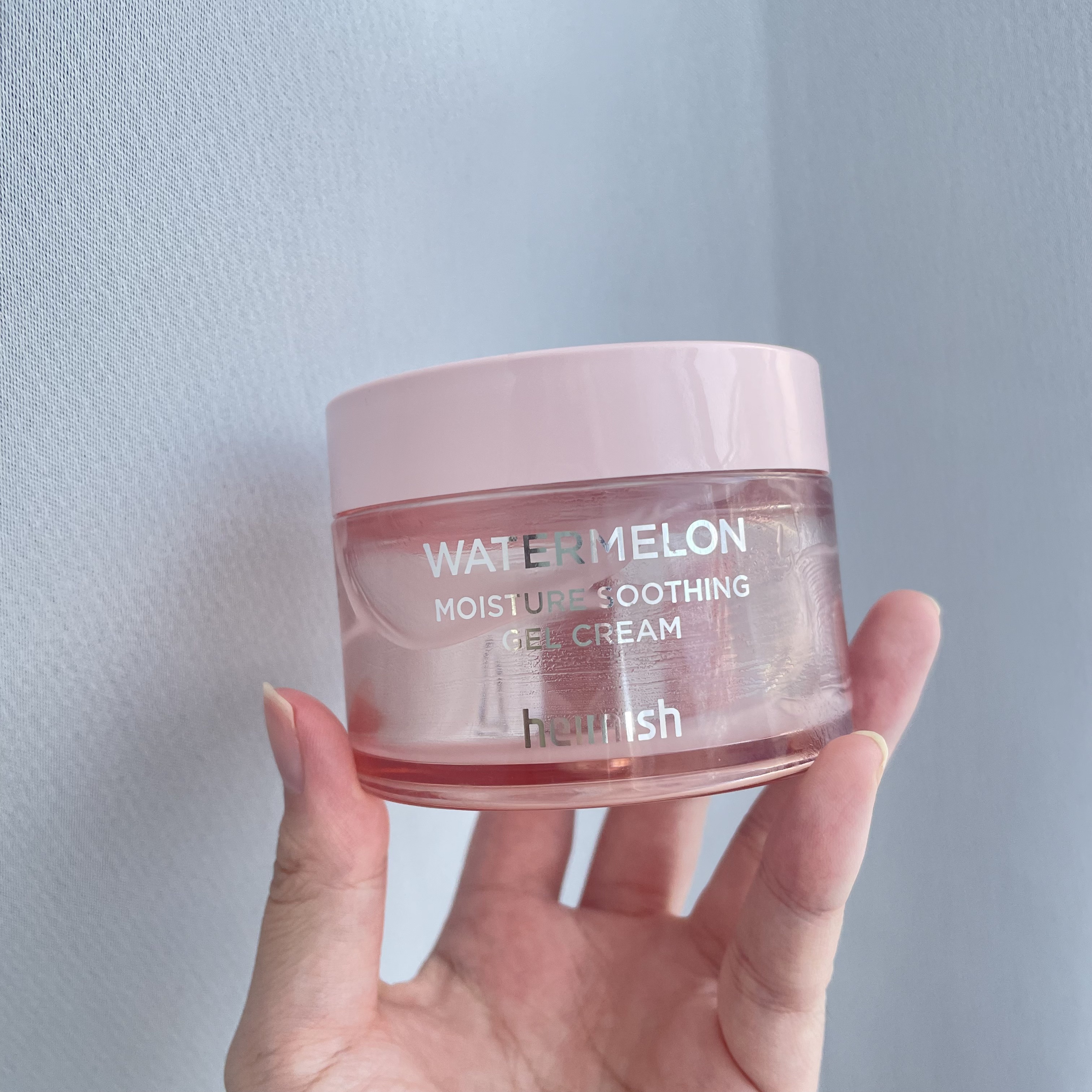 ウォーターメロン モイスチャーサージゲルクリーム/heimish/フェイスクリームを使ったクチコミ（2枚目）