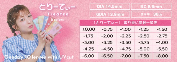 “ 可愛いがみつかるご褒美レンズ ”辻󠄀希美さんがプロデュースするカラコン『とりーてぃー』が新発売!の画像
