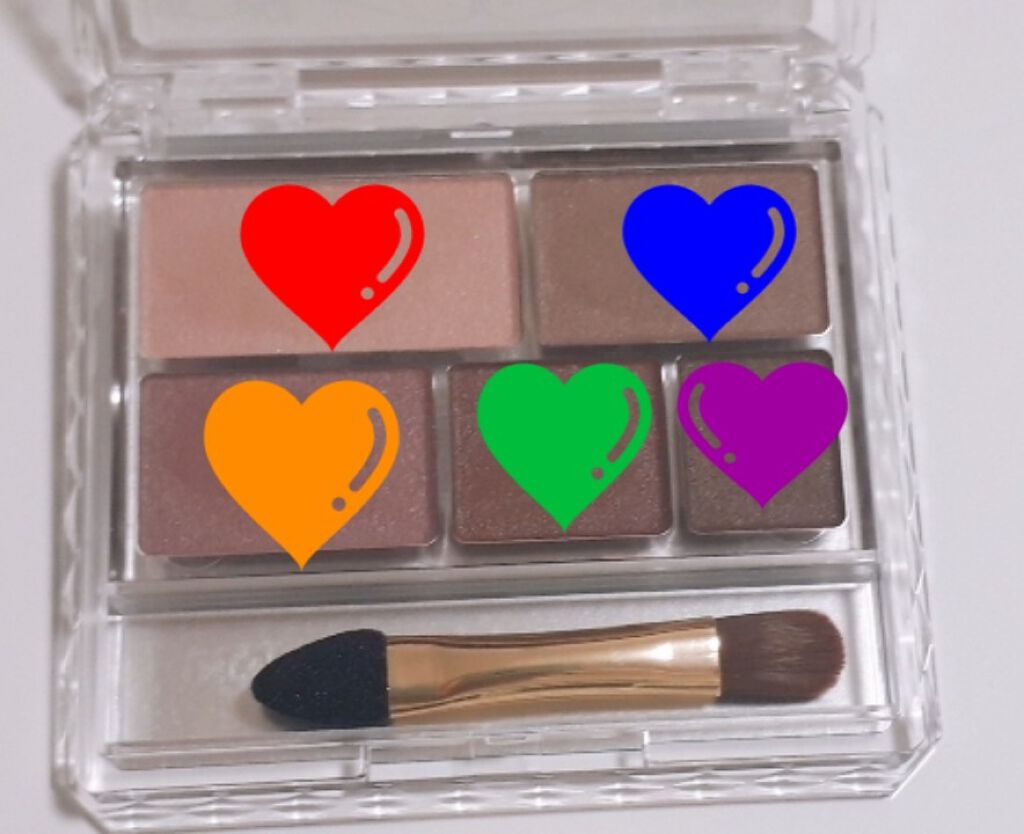 パーフェクトマルチアイズ/キャンメイク/アイシャドウパレットを使ったクチコミ(3枚目)