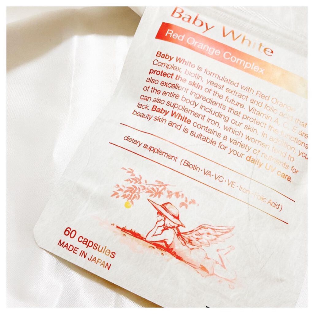 Baby White 60粒/renaTerra/美容サプリメントを使ったクチコミ（1枚目）