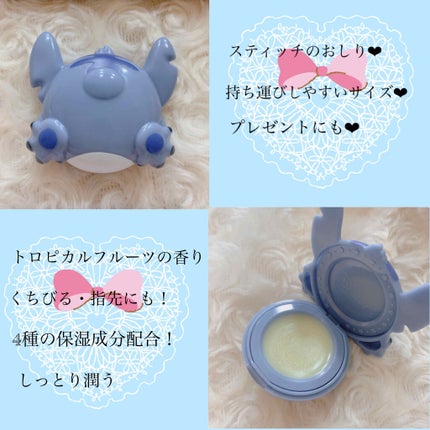 ディズニー ミニコンパクトモイスチャーバーム スティッチ/Coront/リップバームの画像