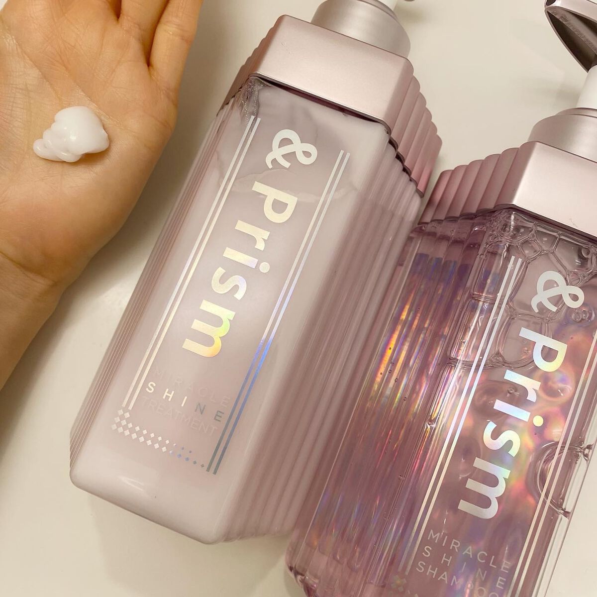 ミラクル シャイン シャンプー/ヘアトリートメント/&Prism/市販シャンプーを使ったクチコミ(4枚目)