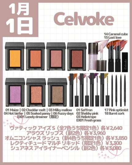 セルヴォーク ヴァティック アイズ S 06 Fuzzy days/Celvoke/単色アイシャドウの画像