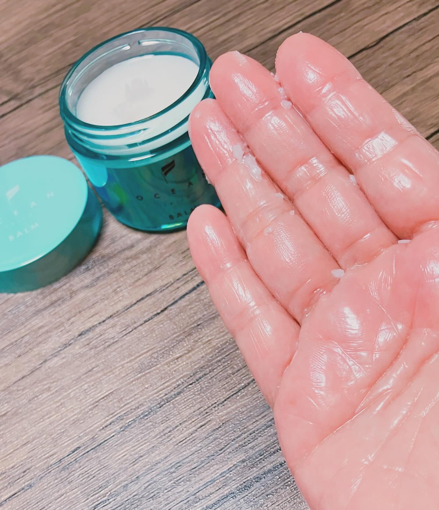 オーシャントリコ ヘアスタイリング バーム ライトブルー/OCEAN TRICO/ヘアバームを使ったクチコミ（3枚目）