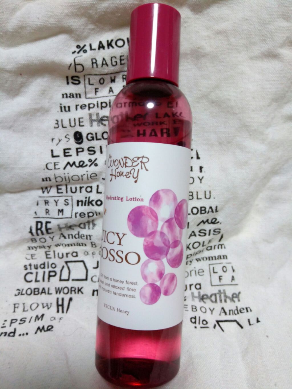 ワンダーハニー ジューシーロッソ 潤う化粧水/VECUA Honey/化粧水を使ったクチコミ(1枚目)