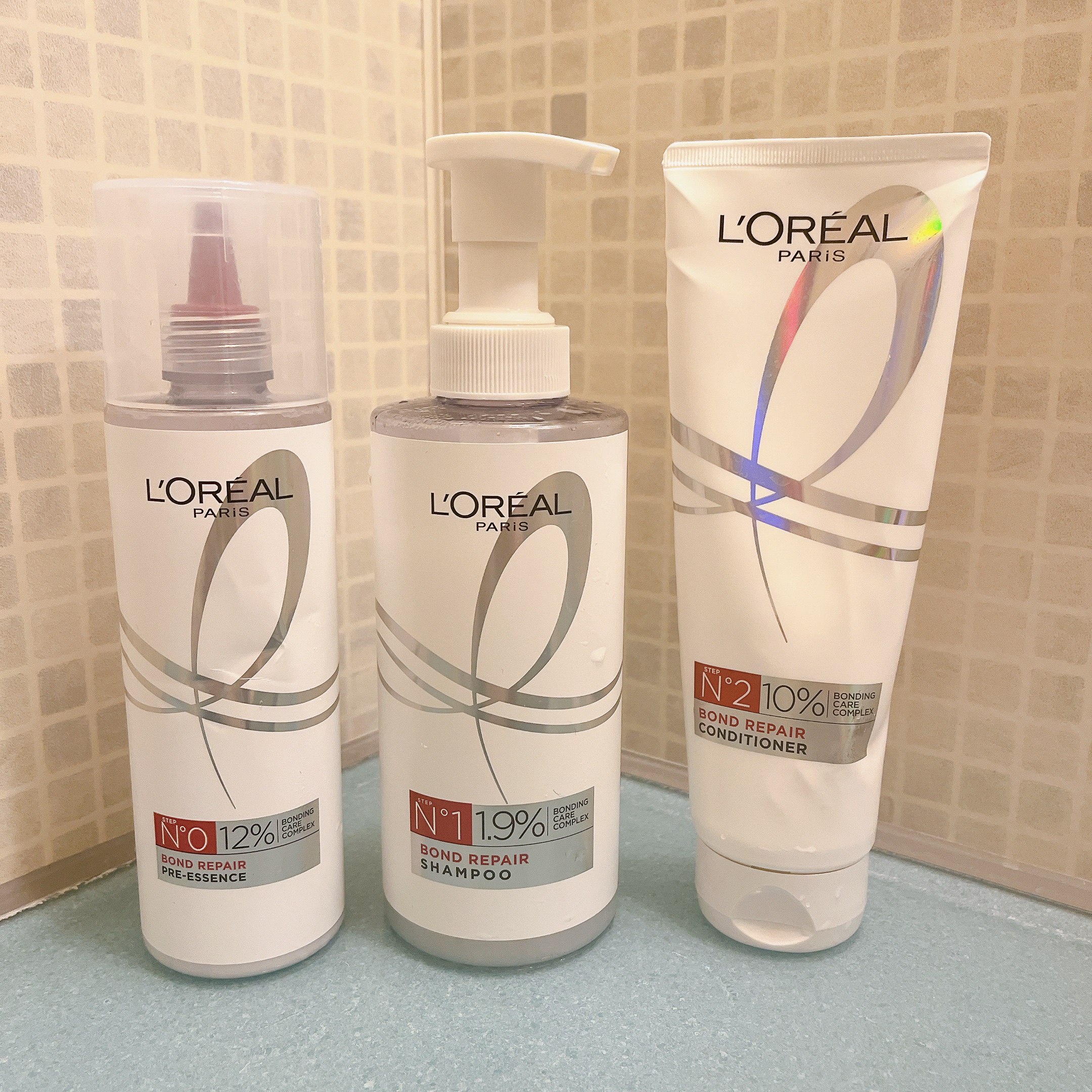 ロレアル パリ ボンド リペア シャンプー／コンディショナー/ロレアル パリ/市販シャンプーを使ったクチコミ（1枚目）