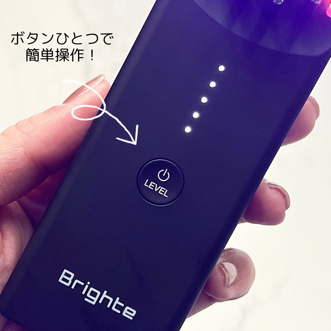 エレキブラシ/Brighte/美顔器・マッサージを使ったクチコミ(3枚目)