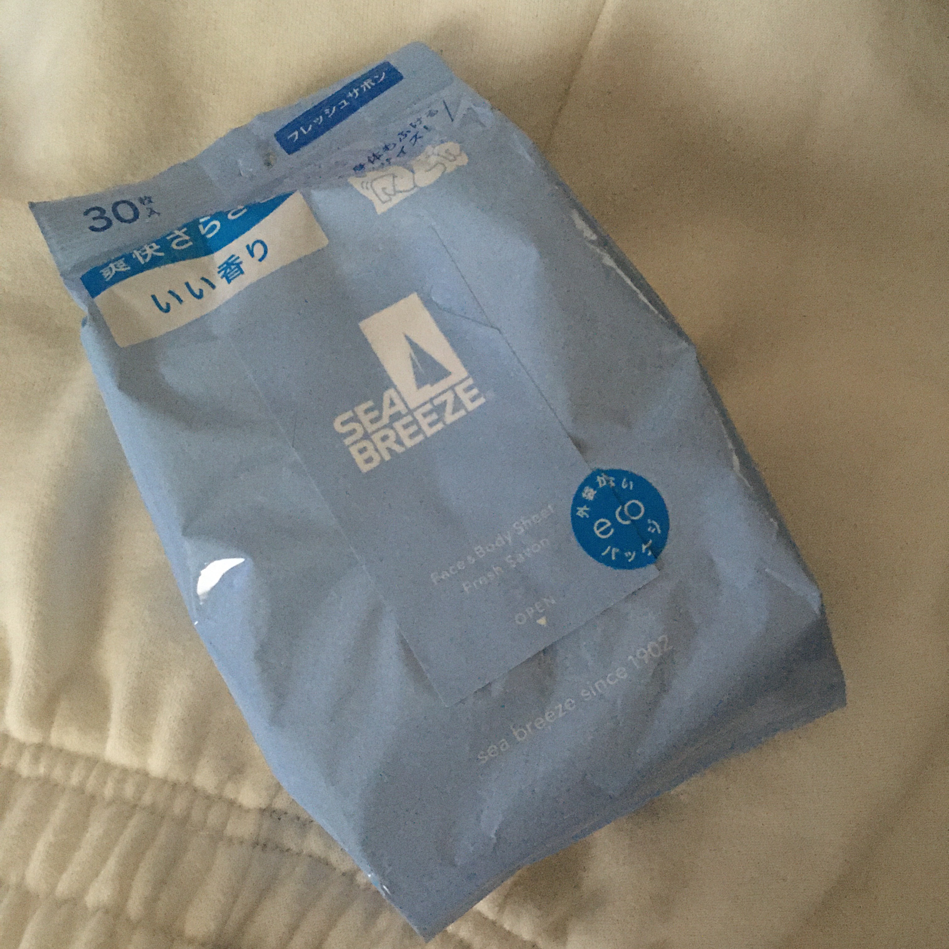 フェイス＆ボディシート Ｎ （フレッシュサボン）/シーブリーズ/ボディシートを使ったクチコミ（1枚目）