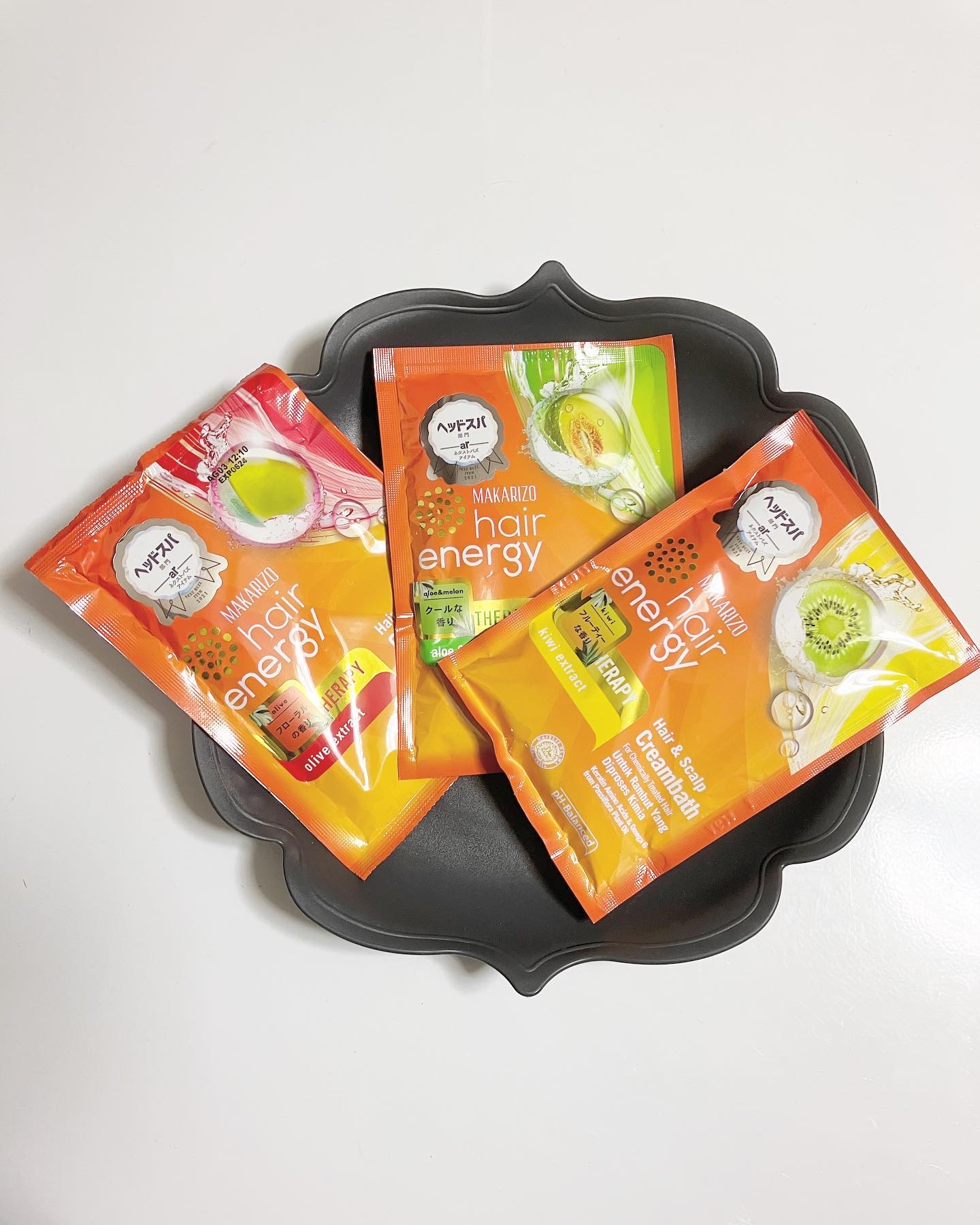 ヘアクリームバス(キウイ)/MAKARIZO/ヘアマスク・ヘアパックを使ったクチコミ（1枚目）