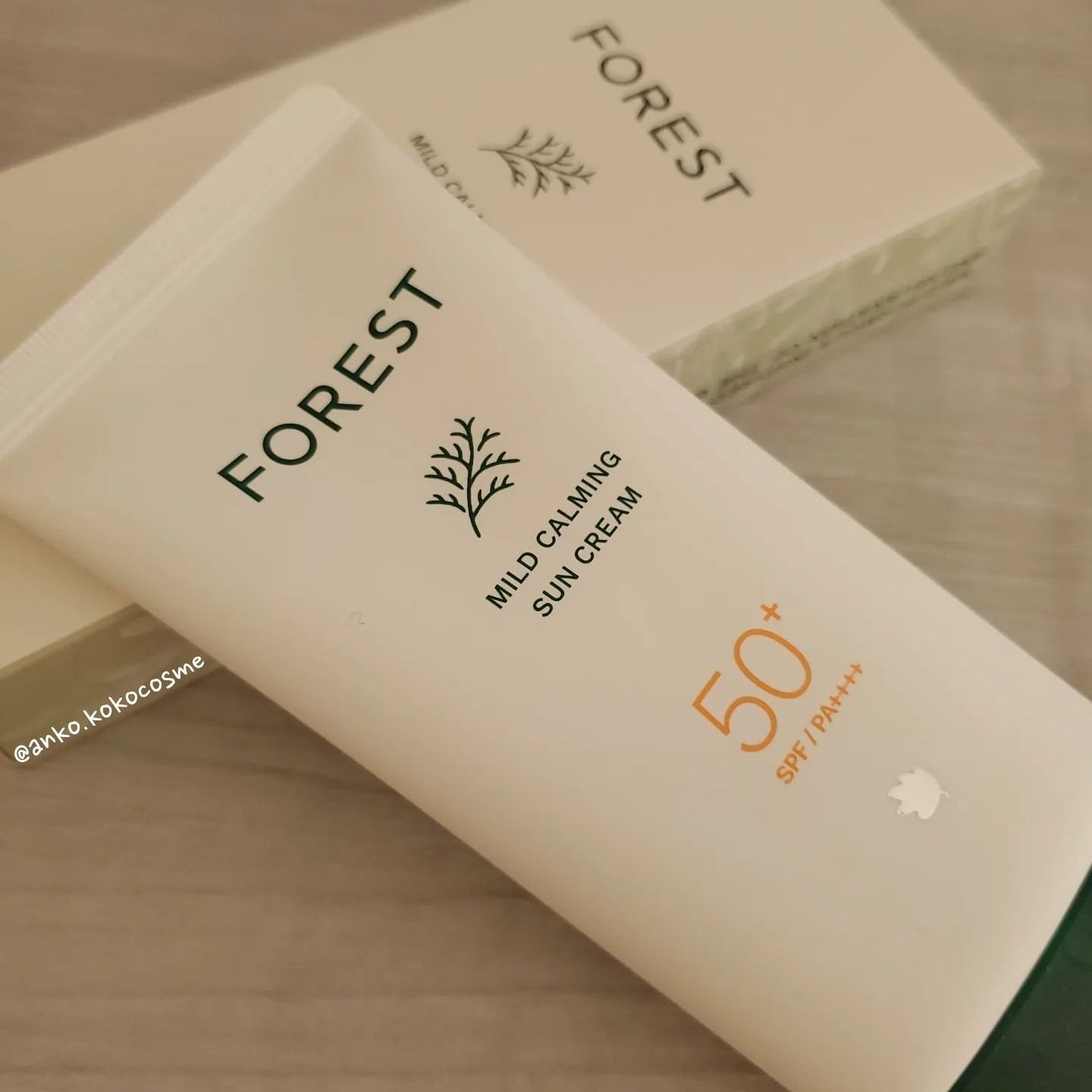 フォレスト マイルドカーミングサンクリーム/FoRest by Greenfinger/日焼け止めクリームを使ったクチコミ(1枚目)