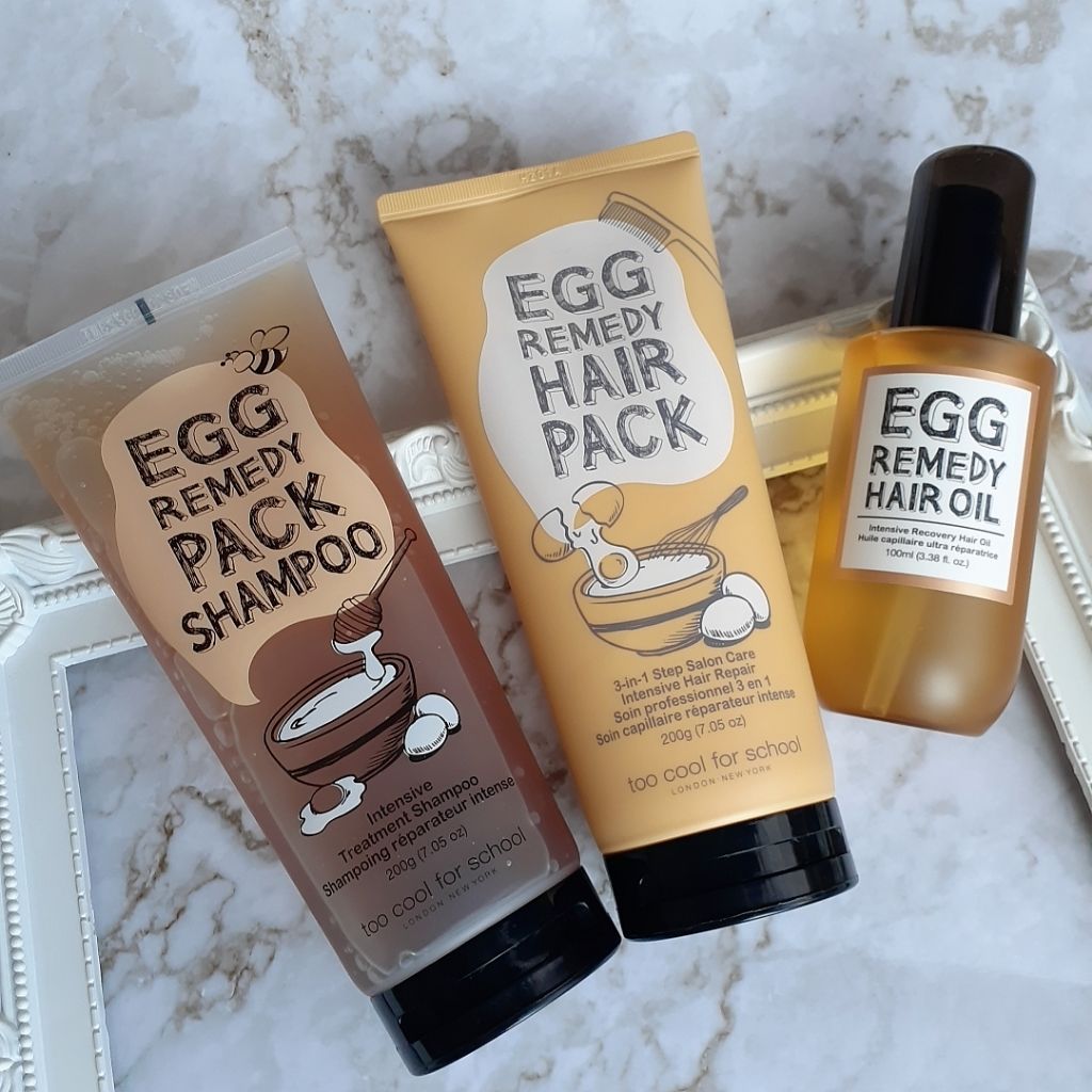 エッグレミディヘアパック/too cool for school/ヘアマスク・ヘアパックを使ったクチコミ（1枚目）