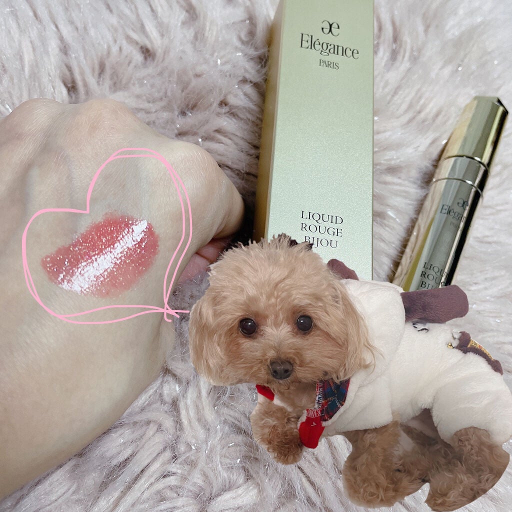 エレガンス リクイッド ルージュ ビジュー/Elégance/口紅を使ったクチコミ(1枚目)