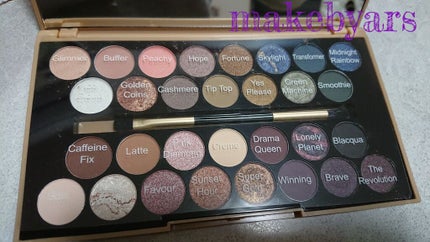 30アイシャドウパレット フォーチュンフェイバーズ ザブレイブ/MAKEUP REVOLUTION/アイシャドウパレットを使ったクチコミ(2枚目)