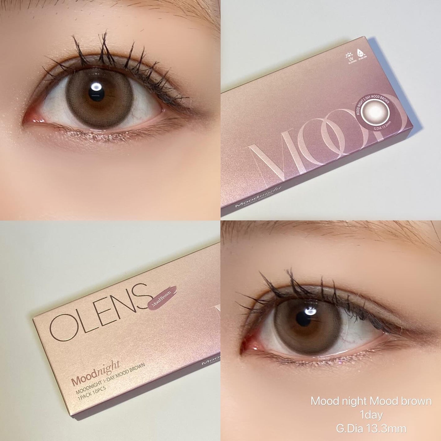 Moodnight 1day/OLENS/ワンデー(1DAY)カラコンを使ったクチコミ(2枚目)