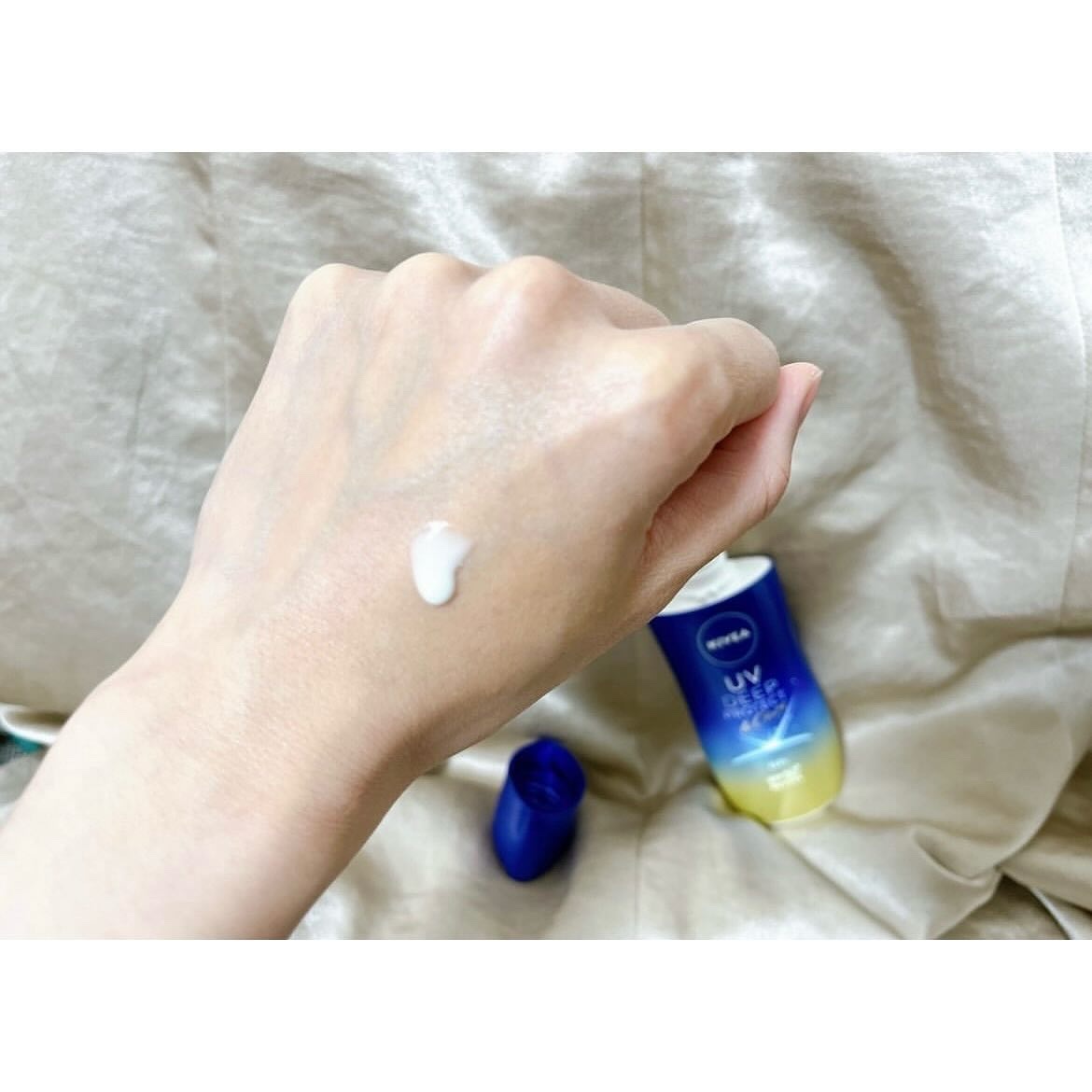 ニベアUV ディープ プロテクト＆ケア ジェル/ニベア/日焼け止めジェルを使ったクチコミ（2枚目）