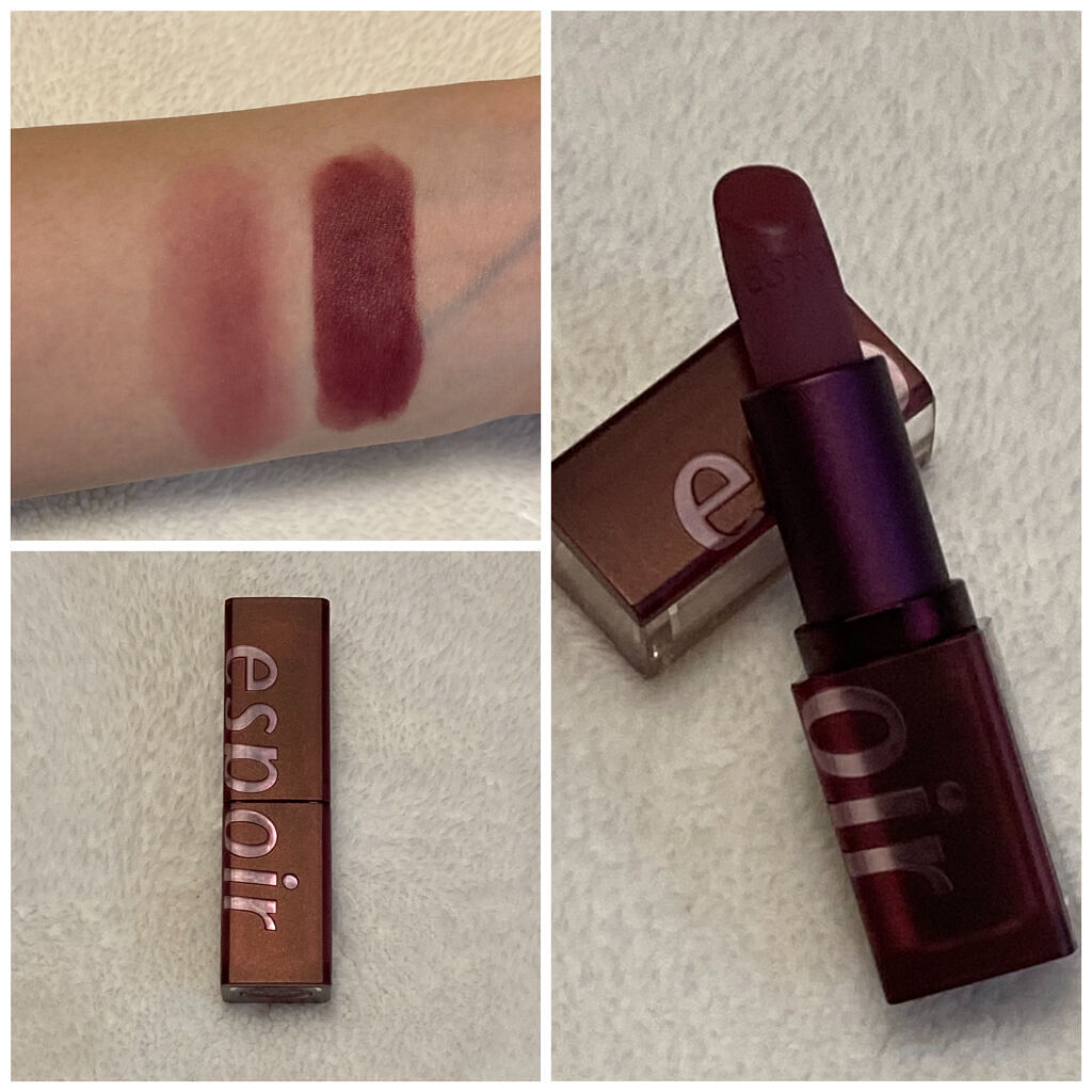 リップスティックノーウェアベルベットミッツグレー/espoir/口紅を使ったクチコミ（2枚目）