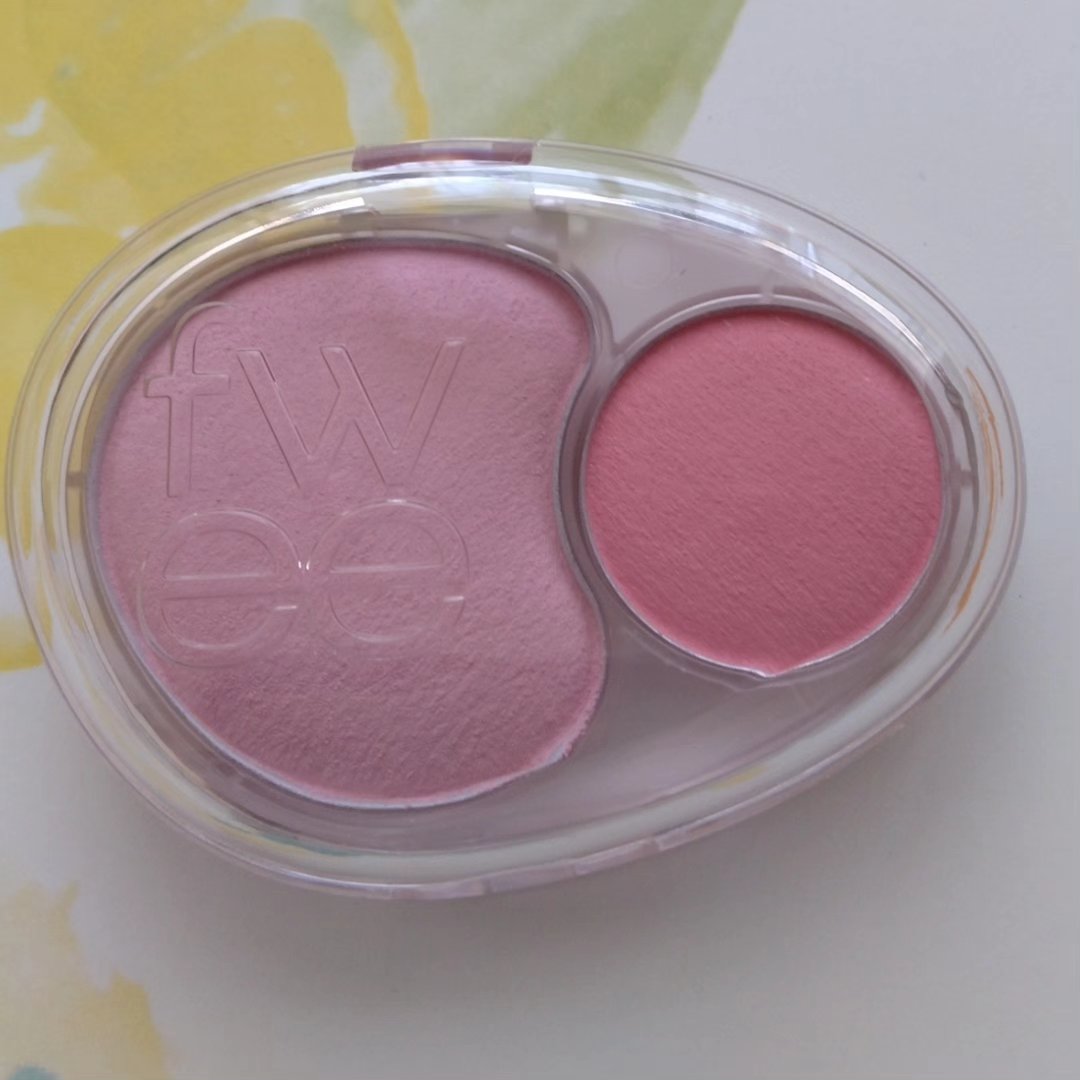 デュアルチークメロウ/fwee/ジェル・クリームチークを使ったクチコミ（3枚目）