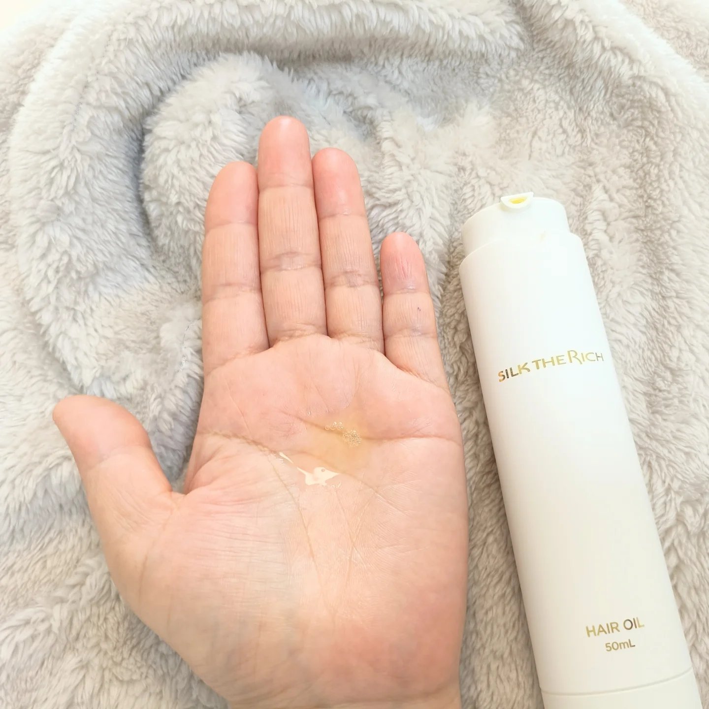 ザ・リッチ ヘアオイルGPF/SILK THE RICH/ヘアオイルを使ったクチコミ（2枚目）