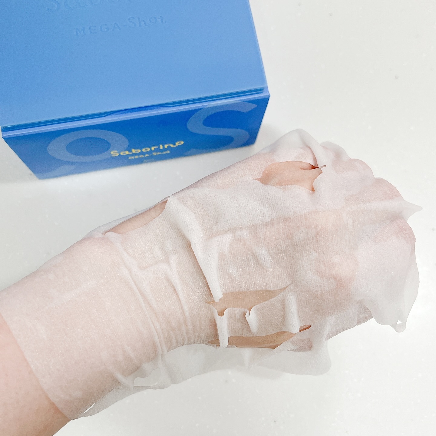 サボリーノ メガショット 朝用ツヤピールマスク CC/サボリーノ/シートマスク・パックを使ったクチコミ（3枚目）