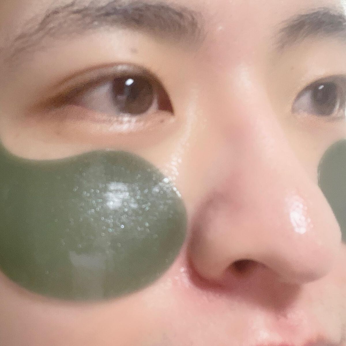 マッチャバイオームハイドロゲル アイパッチ/heimish/シートマスク・パックを使ったクチコミ（3枚目）