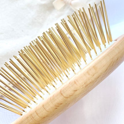 プレミアム FOXカッサ ウッド ヘアブラシ/SNOW FOX SKINCARE/メイクブラシを使ったクチコミ(2枚目)