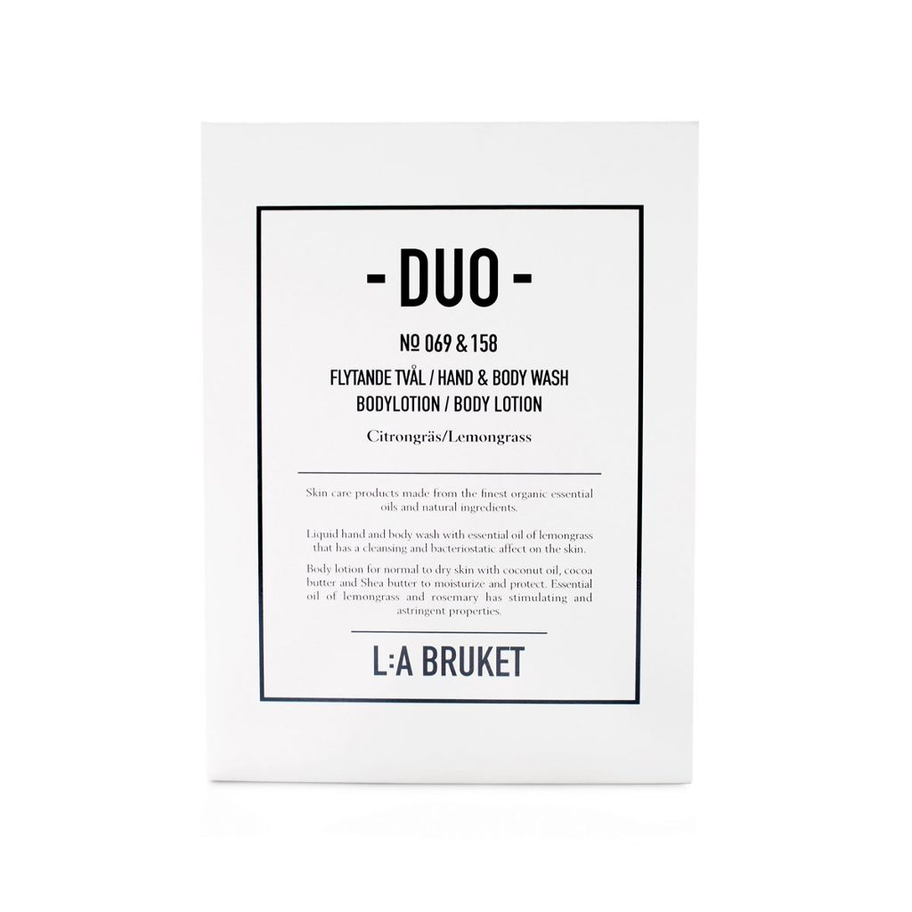 LA BRUKET（ラ・ブルケット） デュオキット ハンド＆ボディウォッシュ ボディローション(レモングラス)