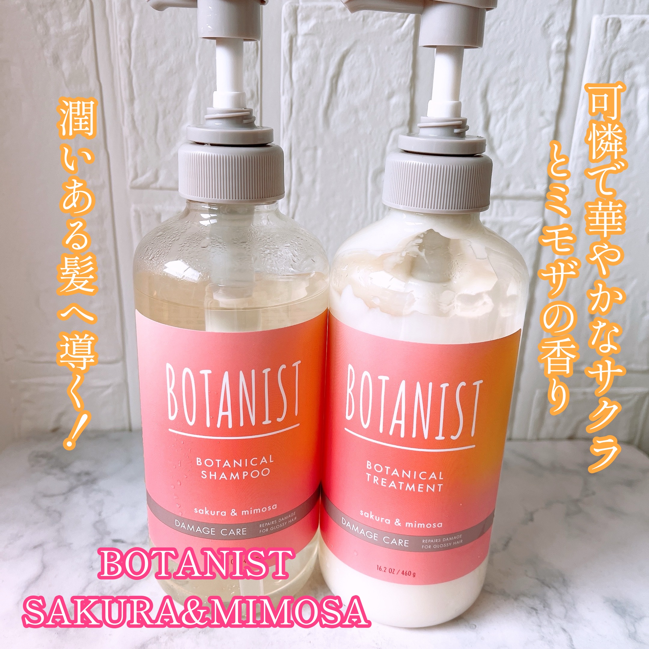 ボタニカルスプリングシャンプー/トリートメント ダメージケア シャンプー（460mL）/BOTANIST/市販シャンプーを使ったクチコミ（1枚目）