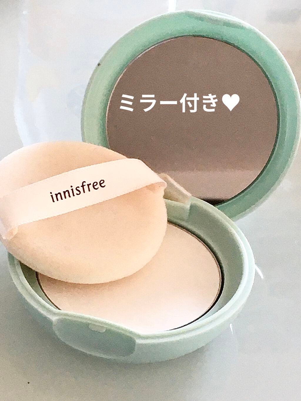 ノーセバム ミネラルパクト N/innisfree/プレストパウダーを使ったクチコミ(2枚目)