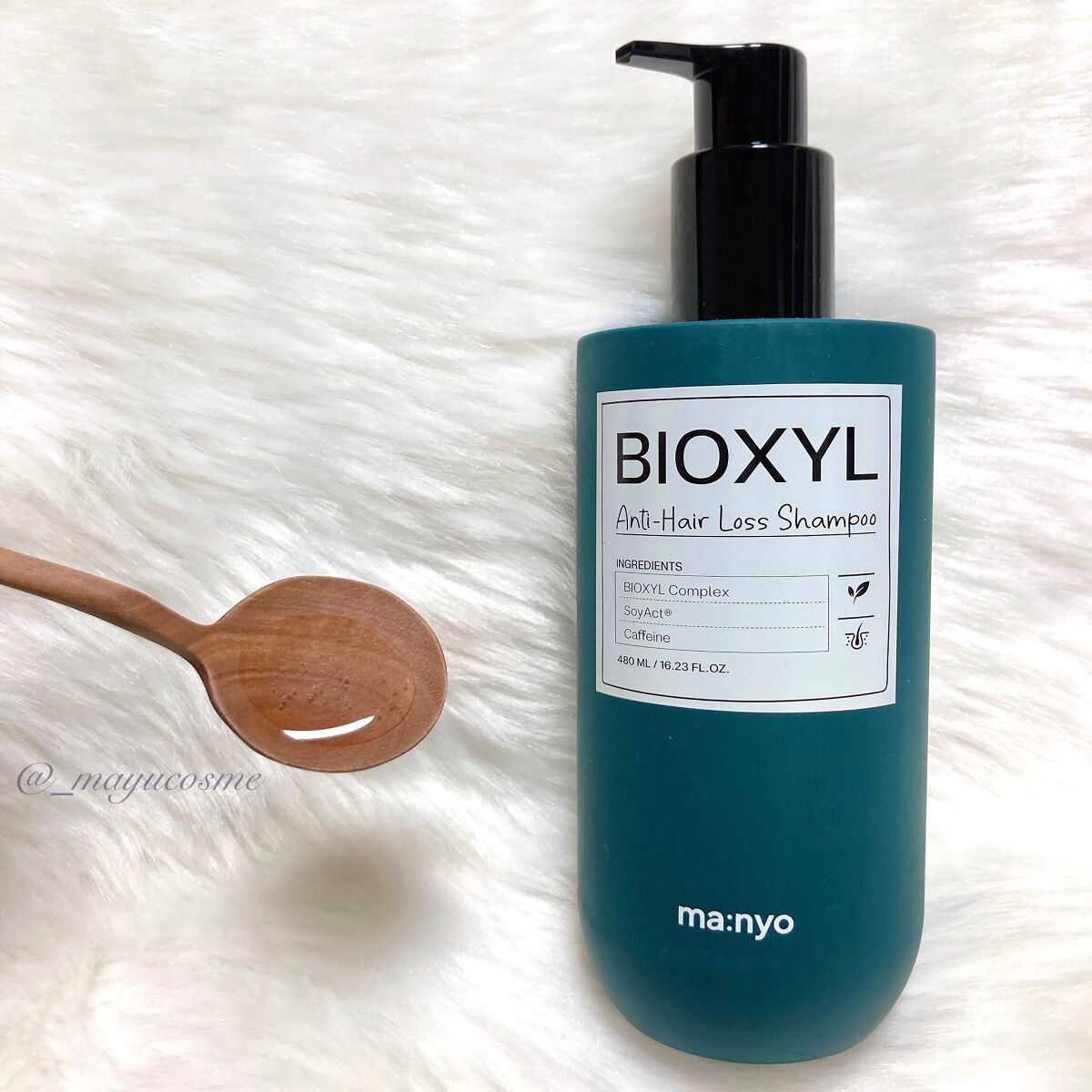 バイオクシル アンチヘアロスライン シャンプー／トリートメント シャンプー480ml/manyo/市販シャンプーを使ったクチコミ（2枚目）