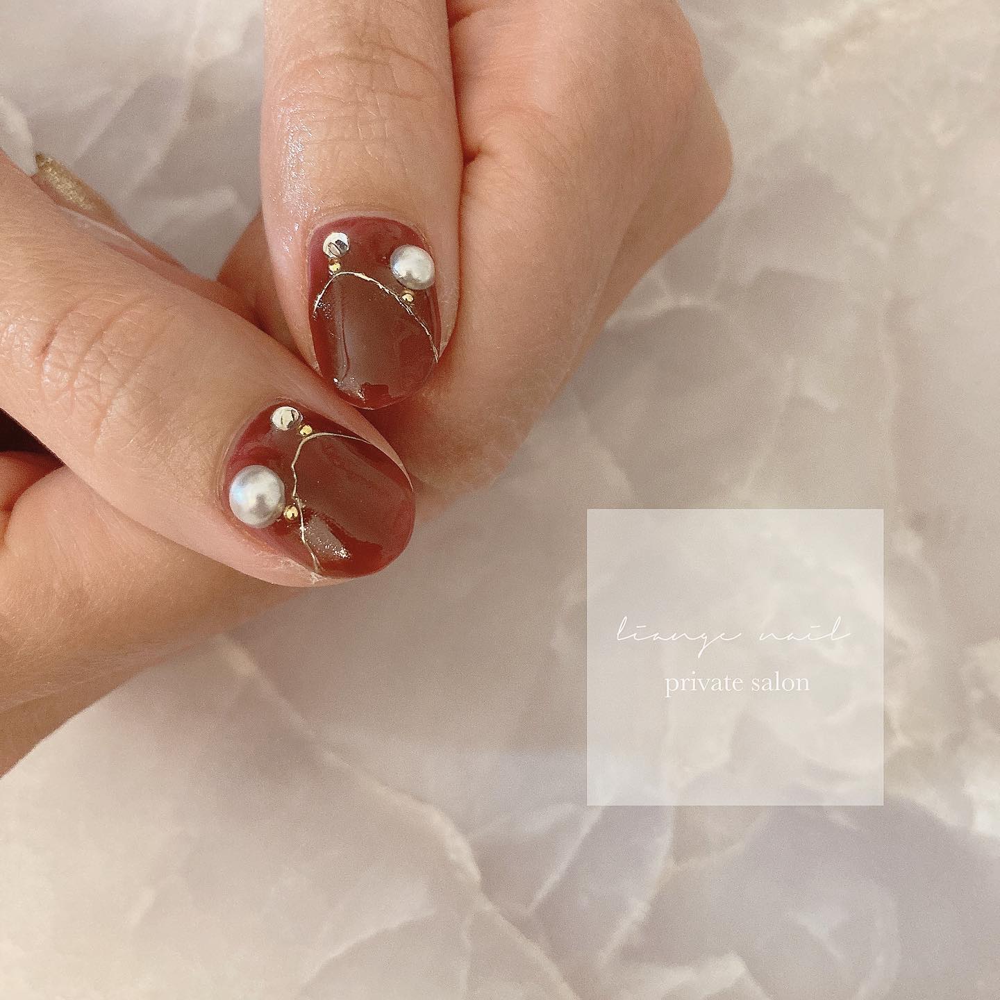 #リアンジェネイル,#柏ネイル,#ネイル,#ニュアンスネイル,#大人ニュアンスネイル,#秋ネイル,#冬ネイル,#ミラーネイル,#クリスマスネイルのネイルデザイン