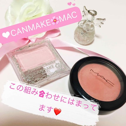 【旧品】パウダーチークス/キャンメイク/パウダーチークを使ったクチコミ(1枚目)