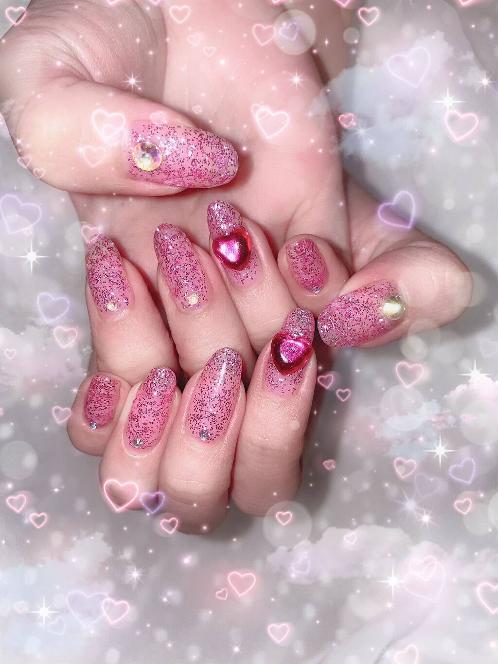 ジェルネイル（ライト対応）/セリア/ジェルネイルを使ったクチコミ（1枚目）