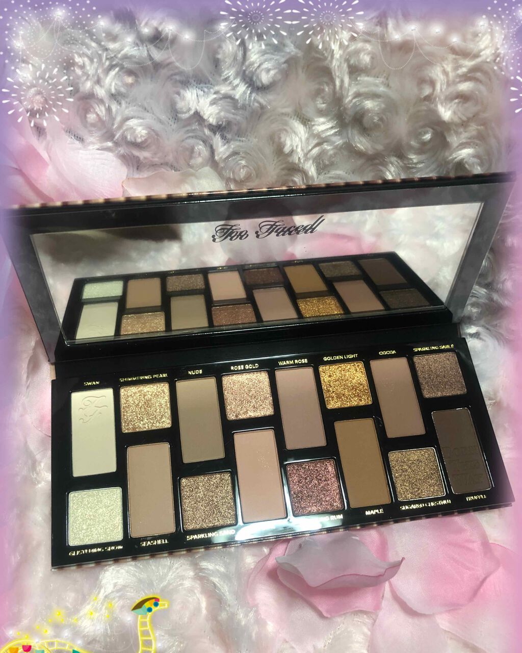 ボーン ディス ウェイ ザ ナチュラル ヌード アイシャドウ パレット/Too Faced/アイシャドウパレットを使ったクチコミ(1枚目)