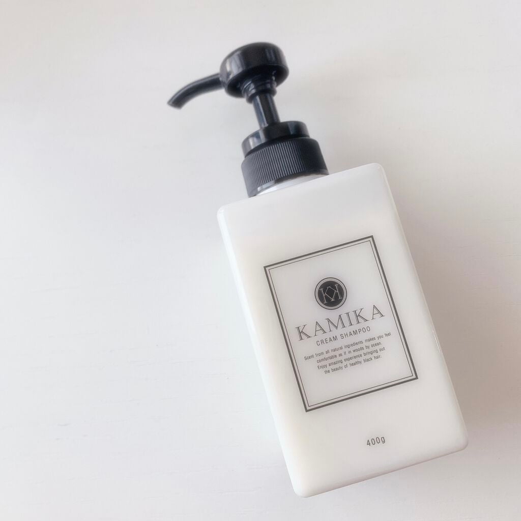黒髪クリームシャンプー/KAMIKA/シャンプー・コンディショナーを使ったクチコミ(1枚目)