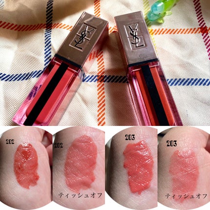 ルージュ ピュールクチュール ヴェルニ ウォーターグロウ/YVES SAINT LAURENT BEAUTE/口紅を使ったクチコミ(3枚目)