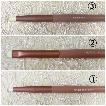 アイトライアルキット/mude/メイクブラシを使ったクチコミ(4枚目)