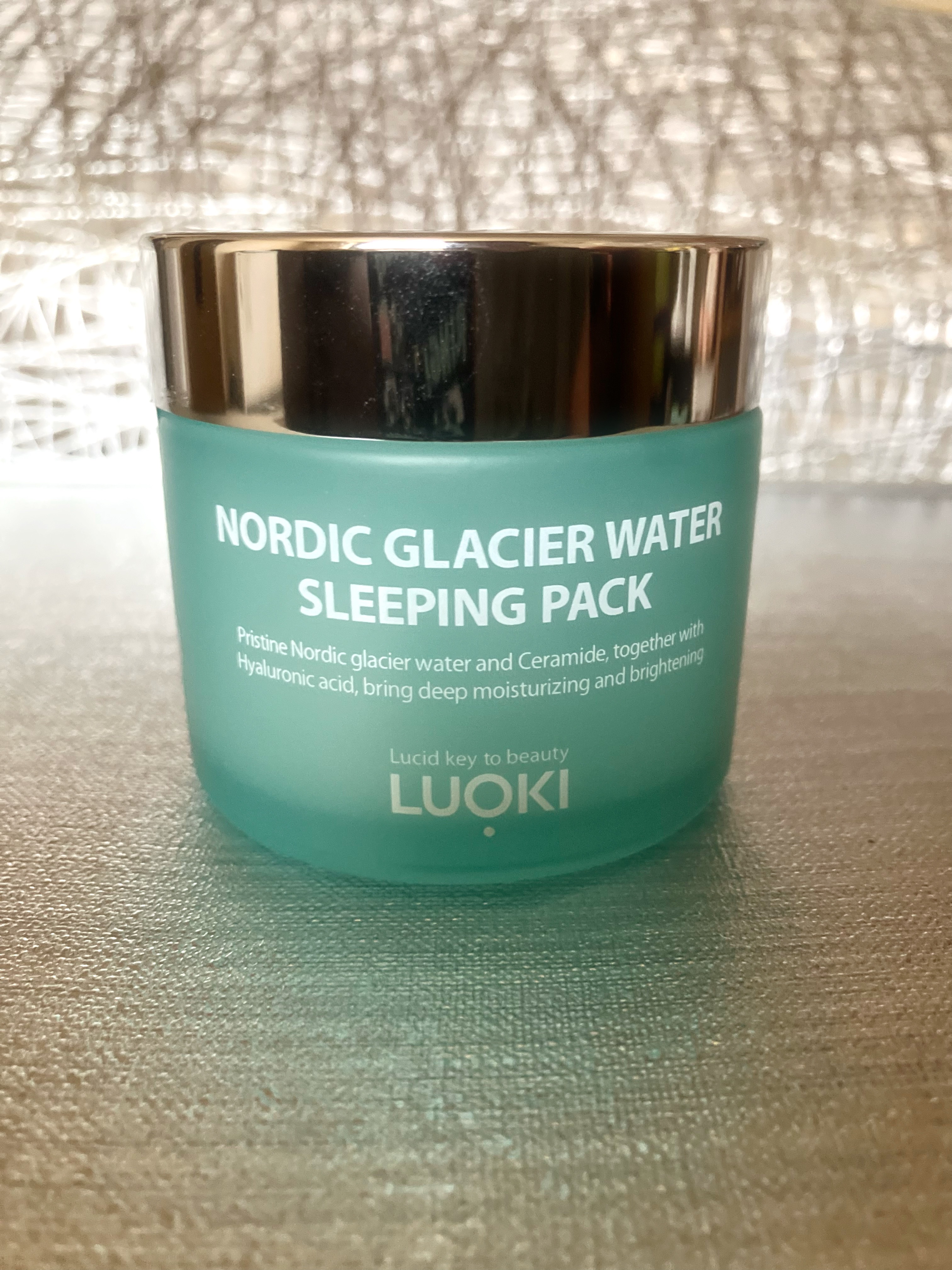 ノルディック氷河水スリーピングパック/LUOKI/フェイスクリームを使ったクチコミ（2枚目）